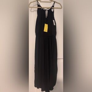NWT Milly Casey Draped Stretch Silk Halter Dress Size 6